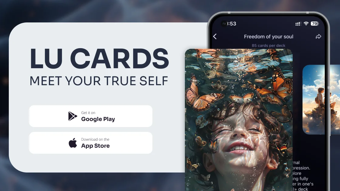 LU Cards app: Meet your true self, on the App Store and Google Play